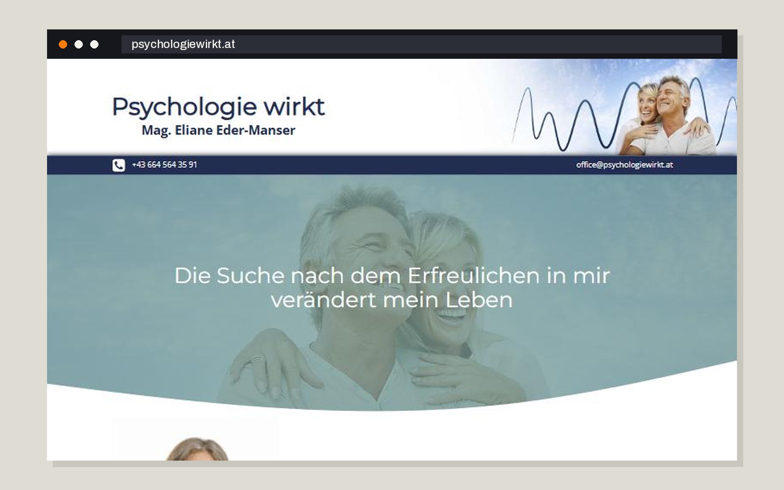 Webseite Psychologie wirkt