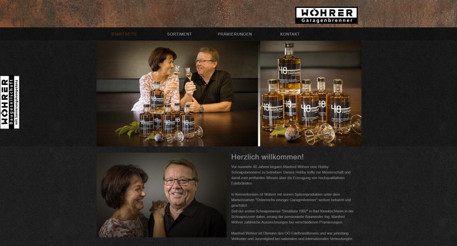 Webseite Wöhrer Garagenbrenner